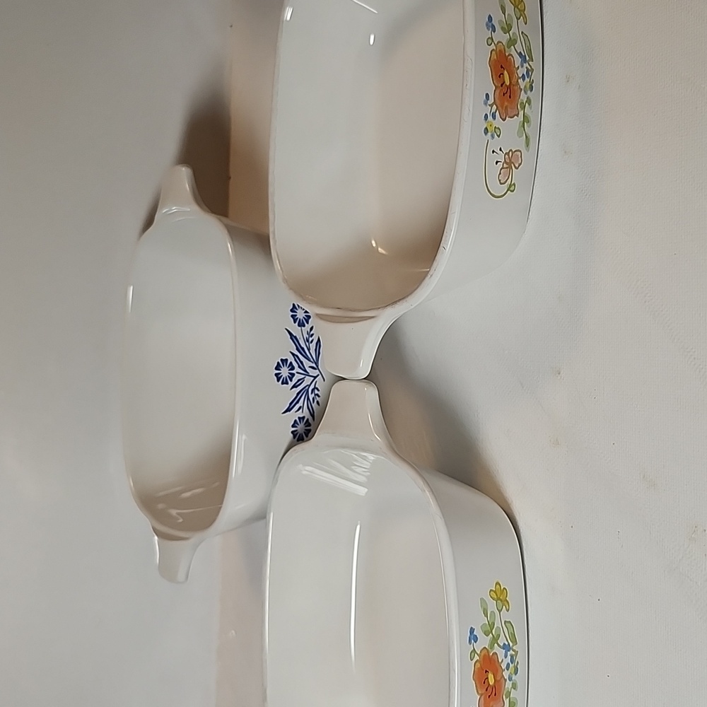 Vintage corningware Cornflower. Wildflower patterns  41-b.43-b